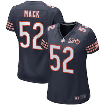 womens-nike-khalil-mack-navy-chicago-bears-100th-season-gam